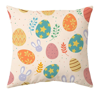 Funda para almohada de pascua.