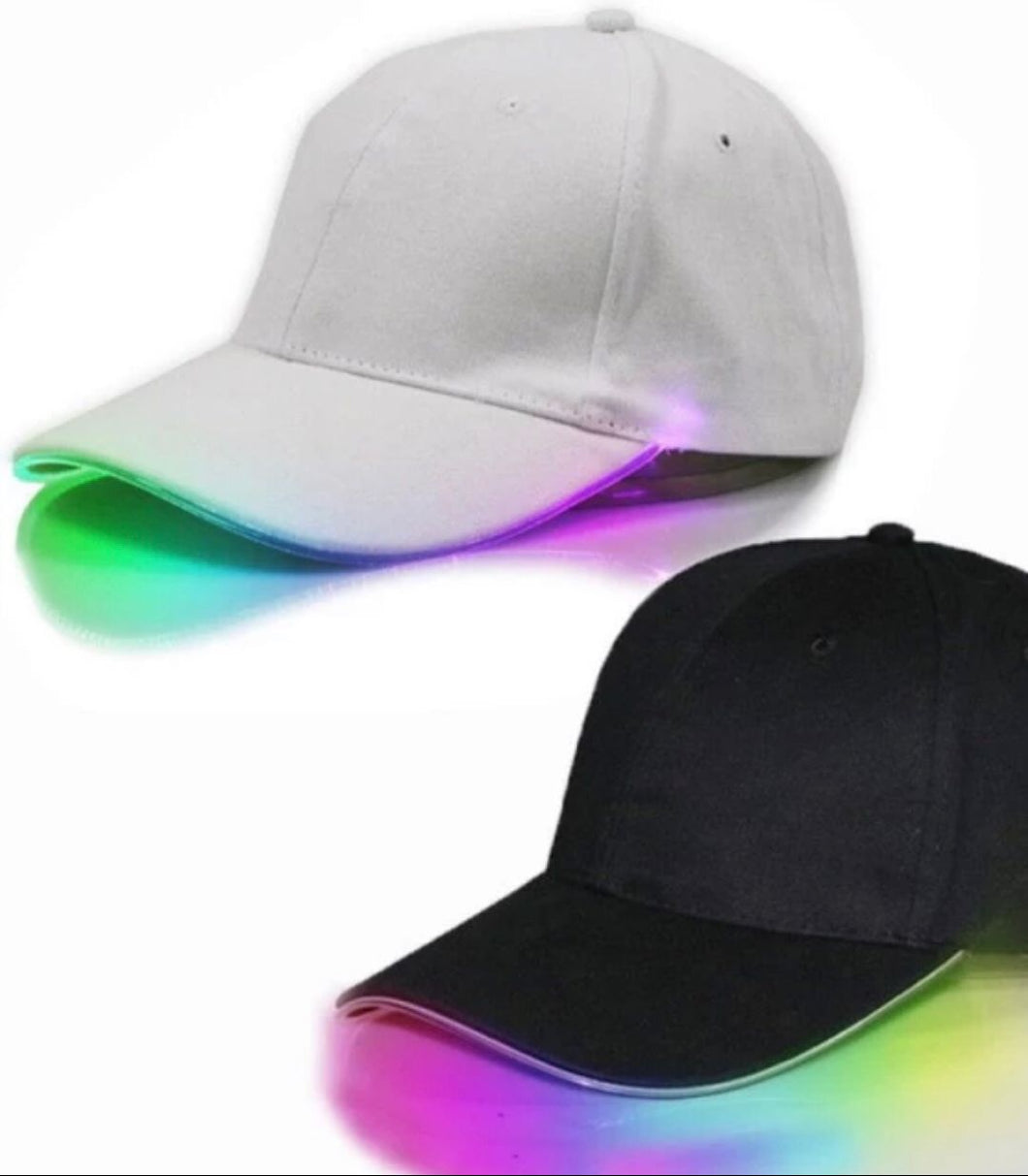 Gorra con luz LED.