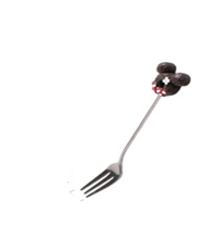 Cargar imagen en el visor de la galería, Tenedor y cuchara con figura Mickey.
